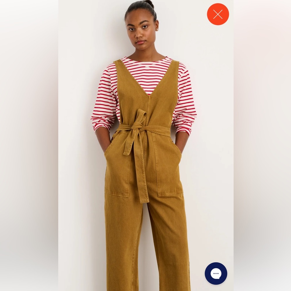 Alex Mill Ollie Overall in recycled denim xs